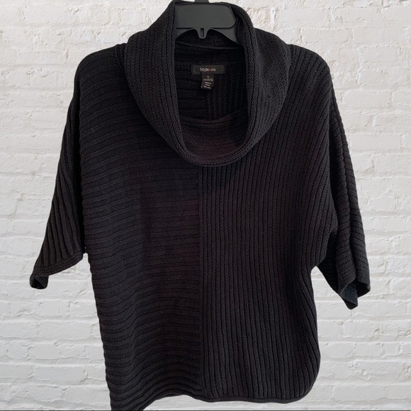 NWT Style & Co. Cowl Neck Solid Dolman Sweater - Picture 1 of 5